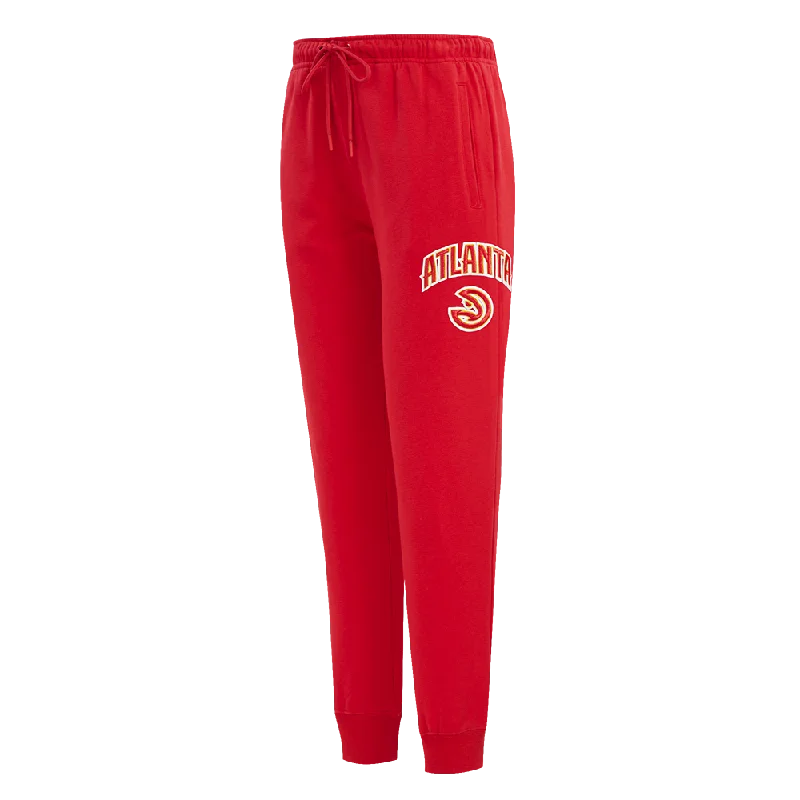 NBA ATLANTA HAWKS CLASSIC WOMEN'S SWEATPANT (RED) Cashmere