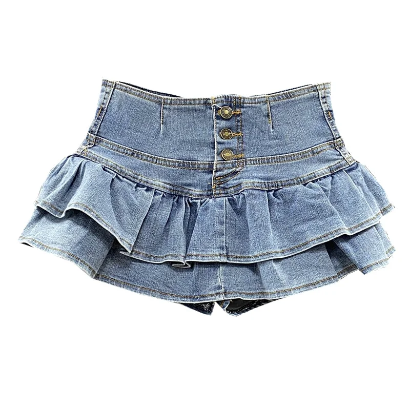 Japanese style sweet pleated skirt PL53414 Traditional Women's Wool