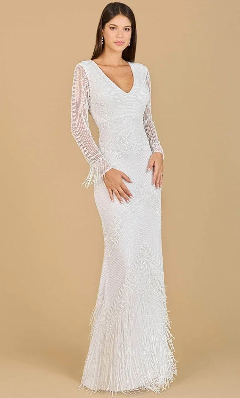 Lara Dresses 51139 - Long Sleeved Formal Gown Unique Women's Upcycled