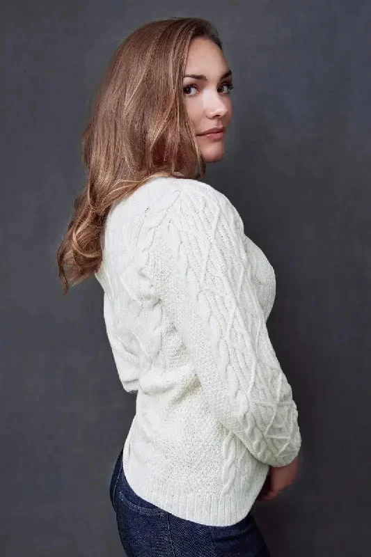 Fisherman Unisex Woman Pullover and Men Pullover, Merino Laid - back Women's Vibe