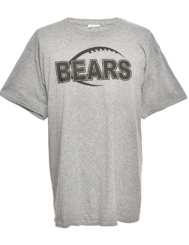 Bears Grey Printed T-shirt - M Refined Women's 