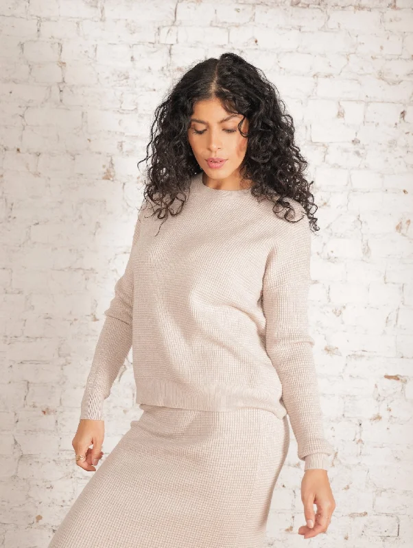 Abigail Waffle Long Sleeve Artistic Women's Avant - 