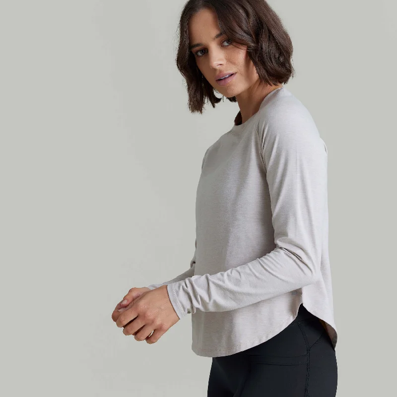 CLQ Relax Fit Long Sleeve Casual Women's Japanese 