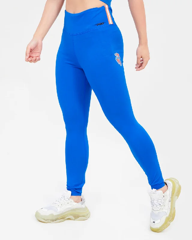 NFL DENVER BRONCOS RETRO CLASSIC WOMEN'S JERSEY LEGGING (ROYAL BLUE) Earthy Women's 