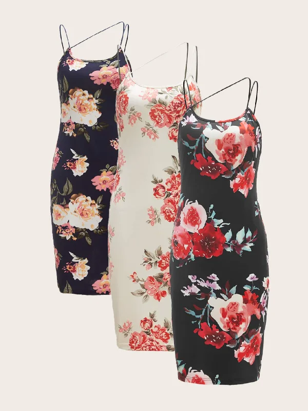 All Over Print Sleeveless Spaghetti Strap Pencil Natural Short Womens Dress Tough Women's Military - inspired