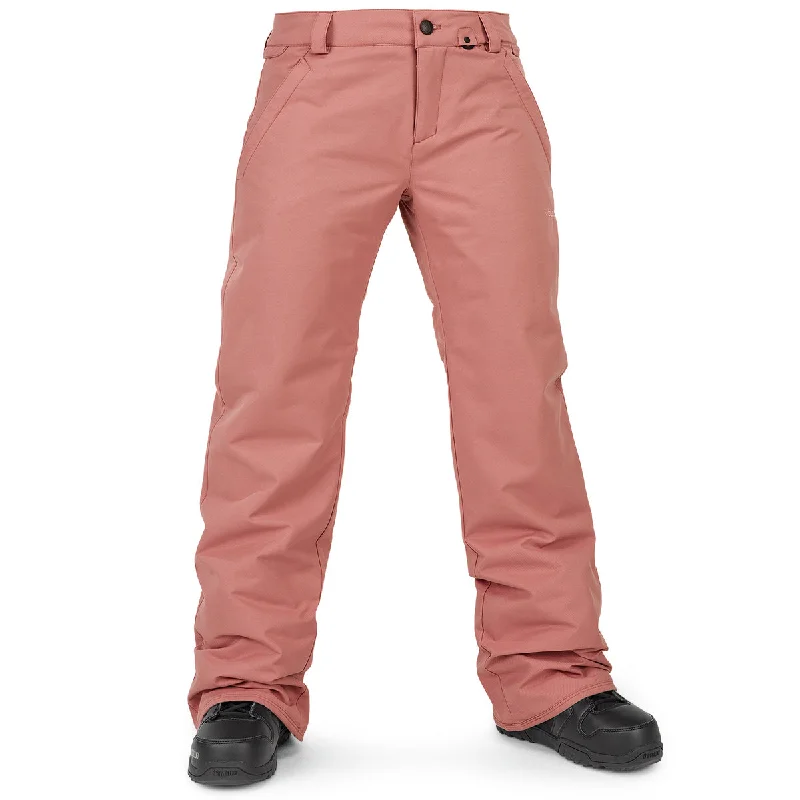 Volcom Womens Frochickie 2024 Snowboard Pants - Earth Pink Traditional Women's Wool