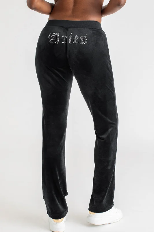 Aries Big Bling Velour Track Pants Athletic Women's 
