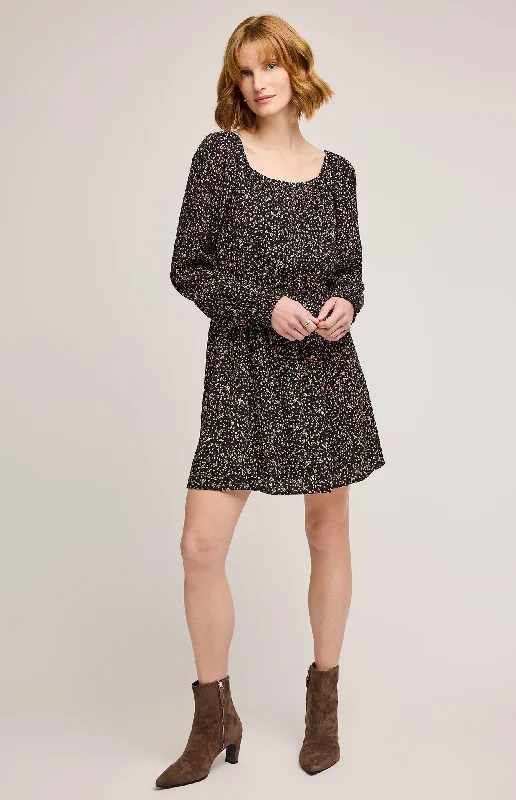 Sutton Floral Mini Dress Laid - back Women's Vibe