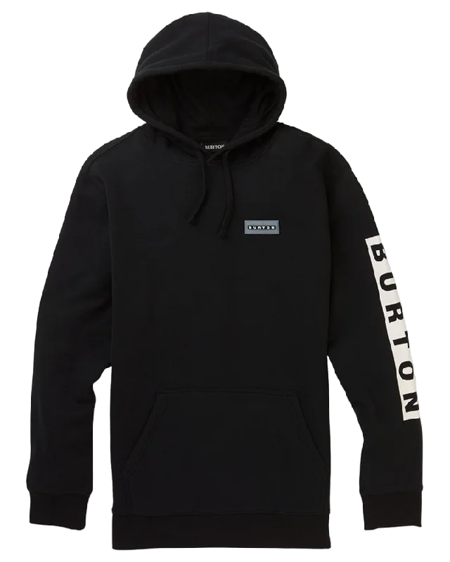 Burton Vault Pullover Hoodie - True Black Sleek Women's Metallic