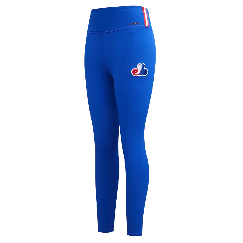 MLB MONTREAL EXPOS RETRO CLASSIC WOMEN'S JERSEY LEGGING (ROYAL BLUE) Feminine Women's Style 