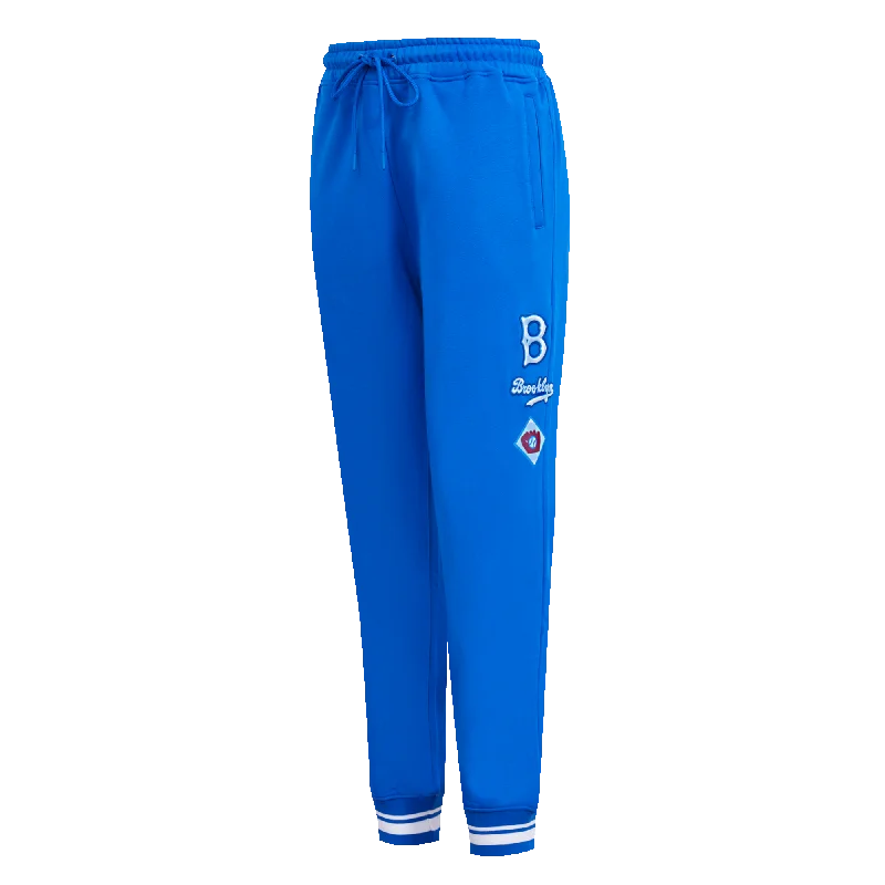 MLB BROOKLYN DODGERS RETRO CLASSIC WOMEN'S SWEATPANT (ROYAL BLUE) Classic Women's Tweed