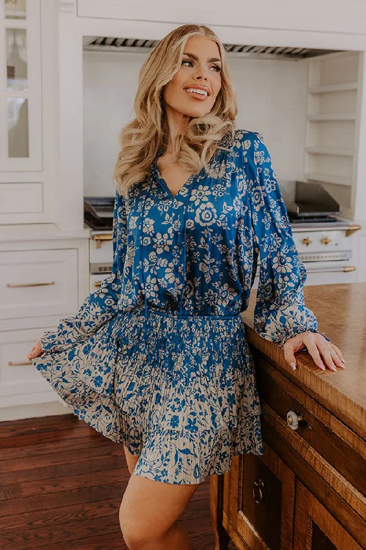 Spring Fling Floral Mini Dress Modern Women's 
