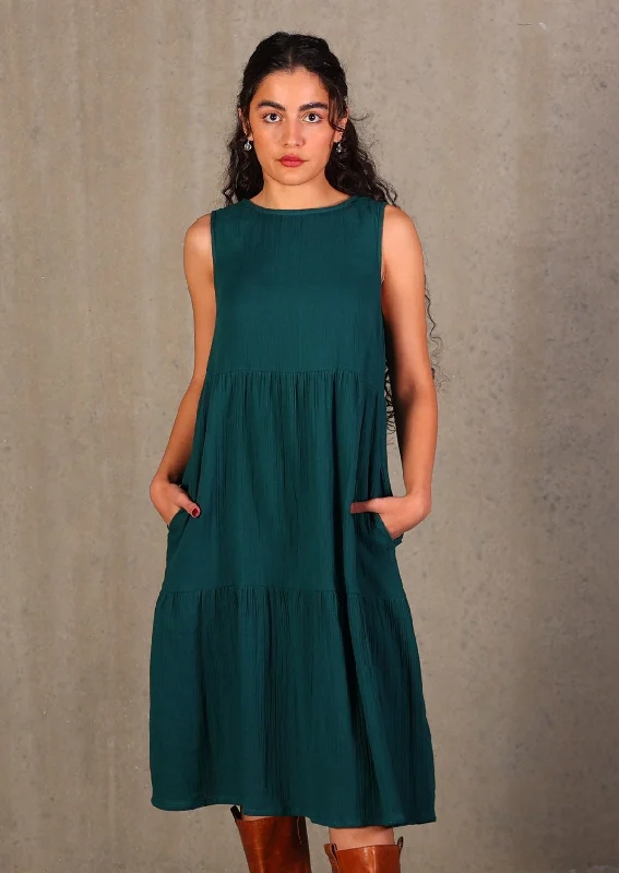 Tully Dress Deep Teal Women