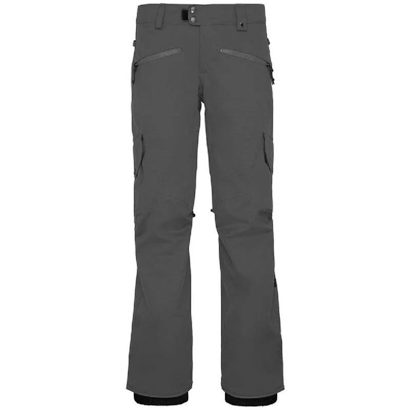 686 Womens Aura Insulated Cargo Snowboard Pants - Charcoal Confident Women's Power