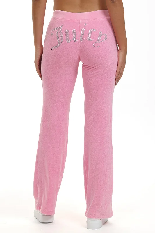 Big Bling Towel Terry Track Pants European