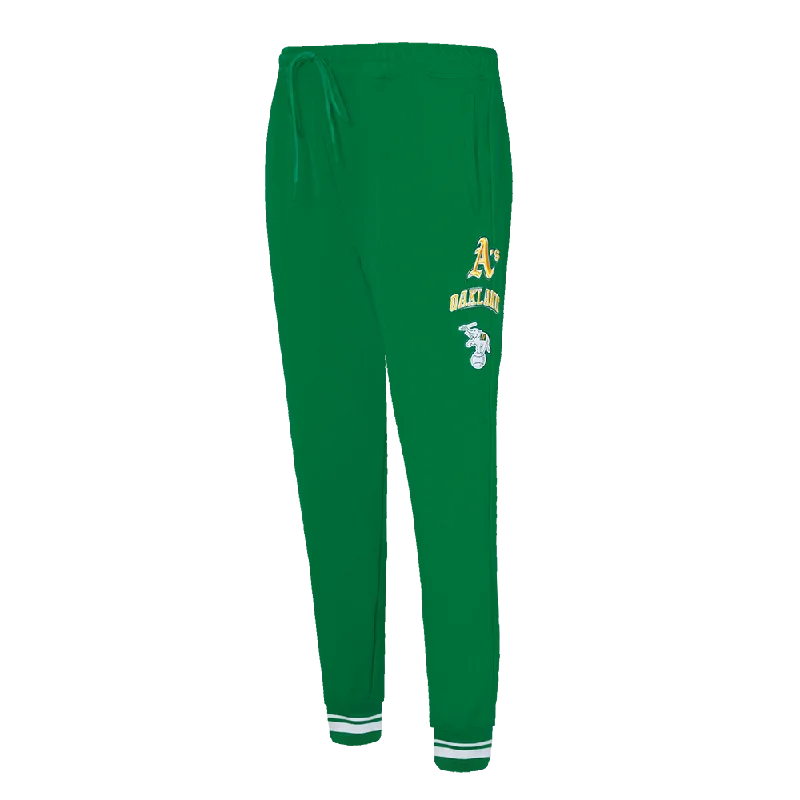 MLB OAKLAND ATHLETICS RETRO CLASSIC WOMEN'S SWEATPANT (KELLY GREEN) Sporty Women's Athleisure 