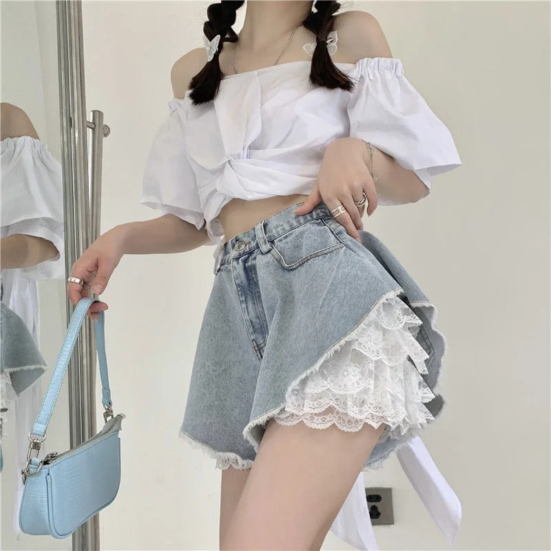All-match high waist jeans + inner PL51458 Streetwear Style for 