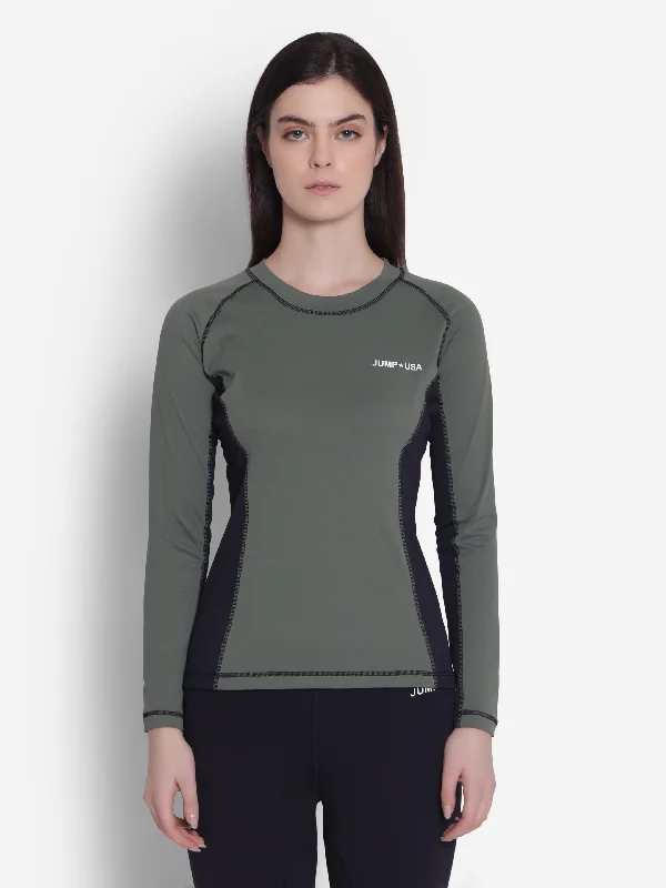 JUMP USA Women Polyester T-shirt Refined Women's Velvet