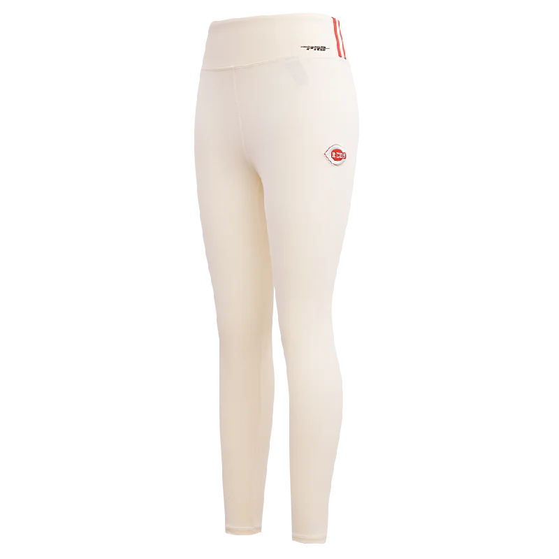 MLB CINCINNATI REDS RETRO CLASSIC WOMEN'S JERSEY LEGGING (EGGSHELL) Stylish Women's Tropical 
