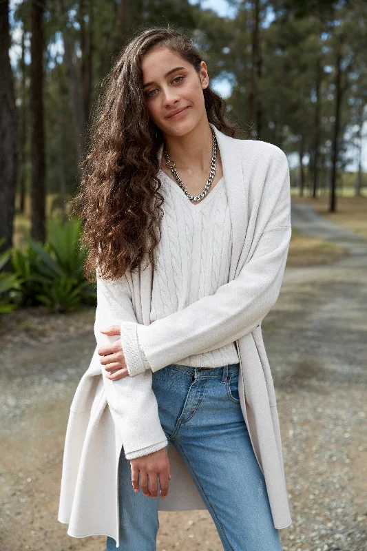 Alawa Cardigan - Malt Australian Beach