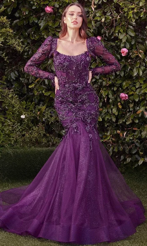 Andrea and Leo MA101 - Appliqued Mermaid Evening Gown performance