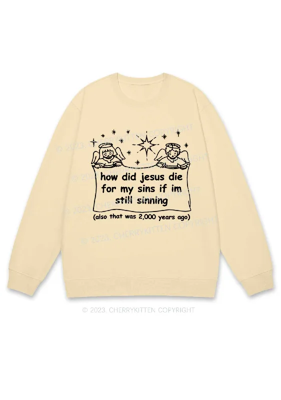 I'm Still Sinning Y2K Sweatshirt Cherrykitten Sleek Women's 