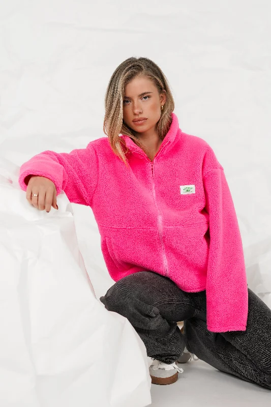 Teddy vest neon roze - Pip Dapper Women's 1920S