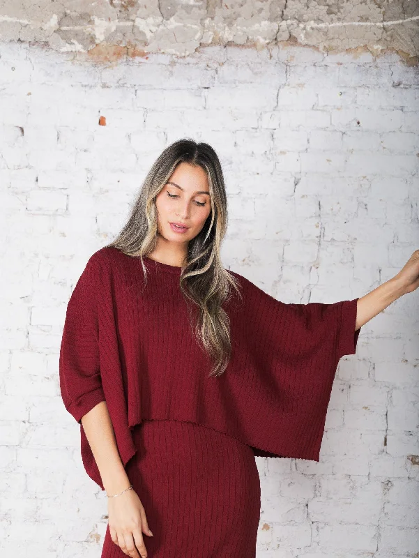 Maeva Batwing Top Modern Women's Tech