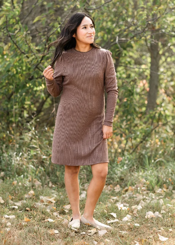Lace Ruffled Mock Neck Long Sleeve Dress - FINAL SALE Artistic Women's Avant - 