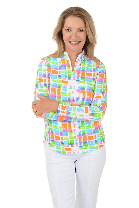 Tatiana Tie Dye UPF50+ Sun Shirt Confident Women's High - fashion