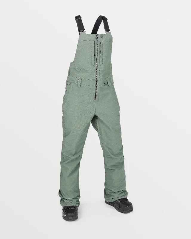 Womens Swift Bib Overalls - Lichen Green Bold Women's Statement