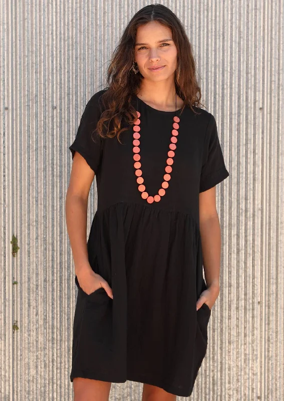 Mabel Dress Black Dynamic Women's Moto