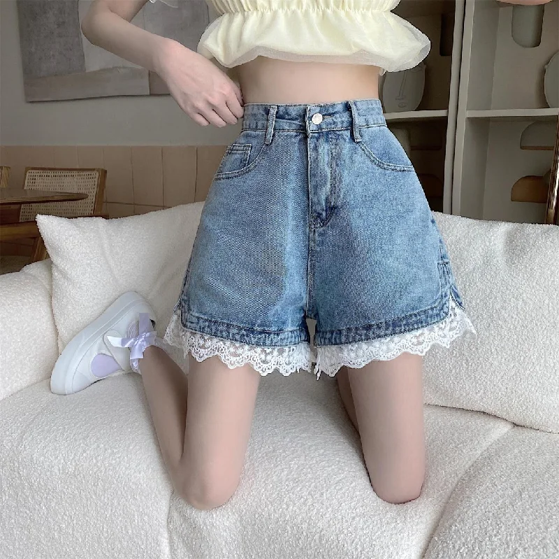 Cute denim shorts     S350 Bold Women's Animal Print