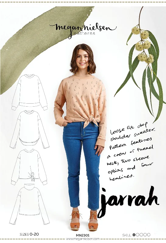 Jarrah Sweater - Sewing Pattern | Megan Nielsen European