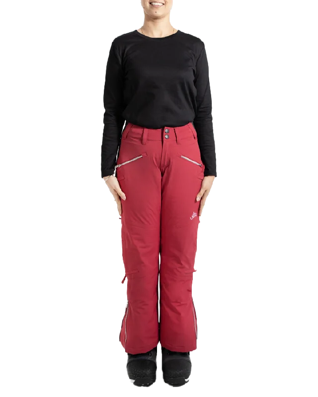 Nobody's Princess Mila Women's Snow Pant Short - Raspberry Edgy Women's Punk