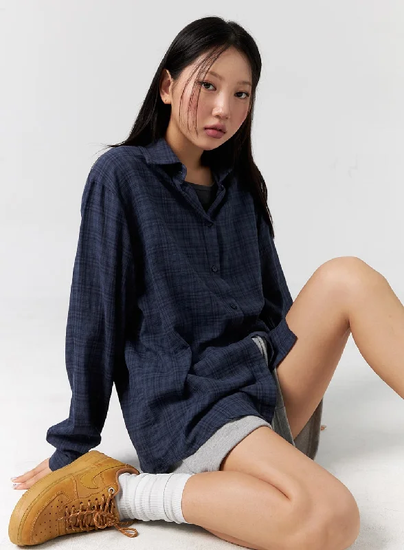 Plaid Shirt CG301 Refined Women's Hand - crafted