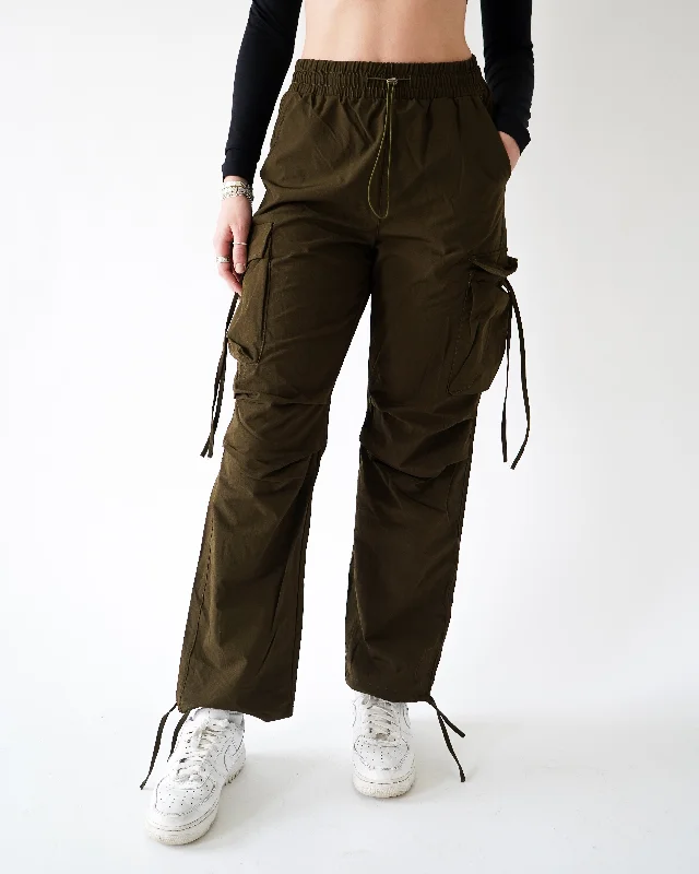 Parachute Cargo Joggers - Army Athletic Women's High - 
