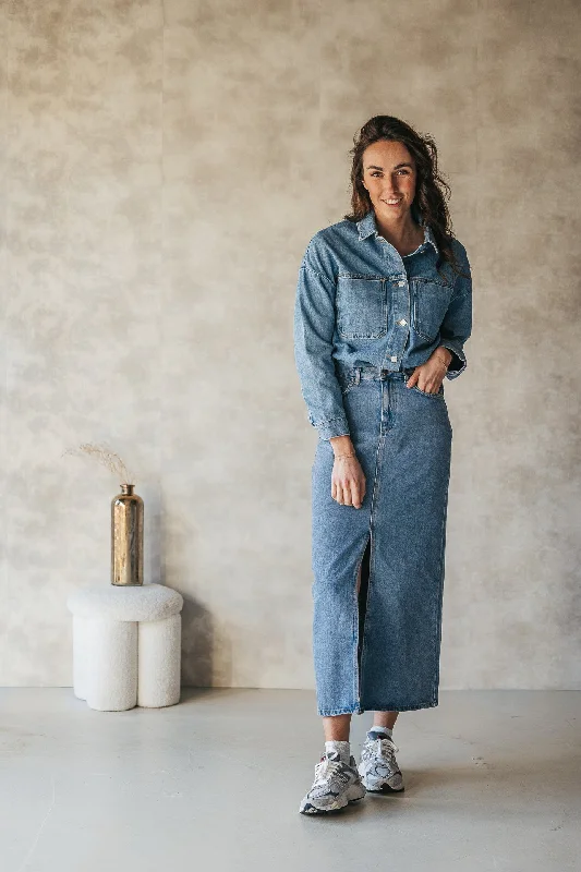 Kim denim jacket vintage blue NN Streetwear Style for 
