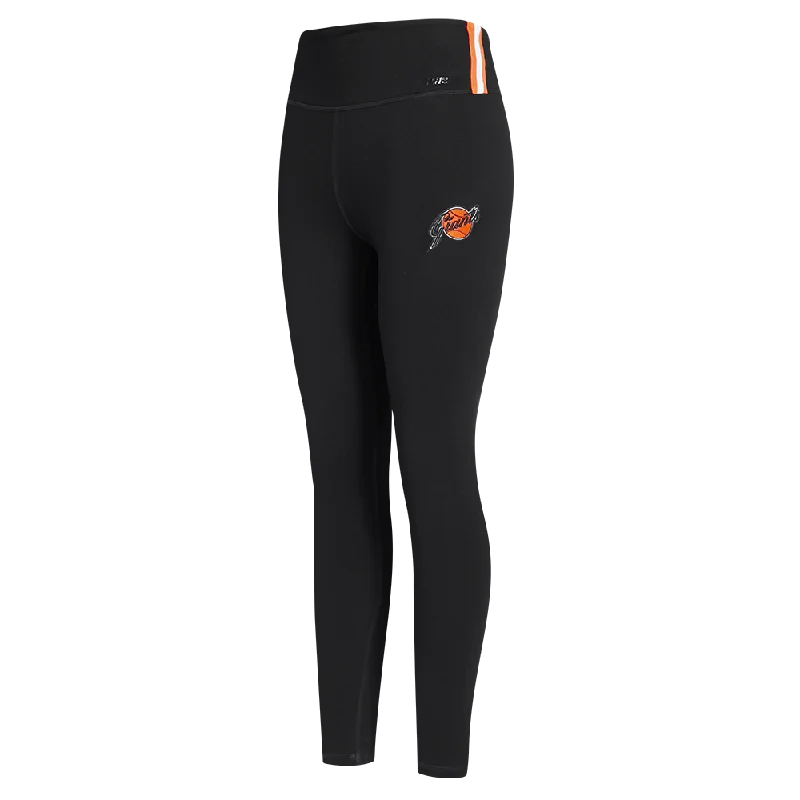 MLB SAN FRANCISCO GIANTS RETRO CLASSIC WOMEN'S JERSEY LEGGIN (BLACK) Artistic Women's Hand - painted