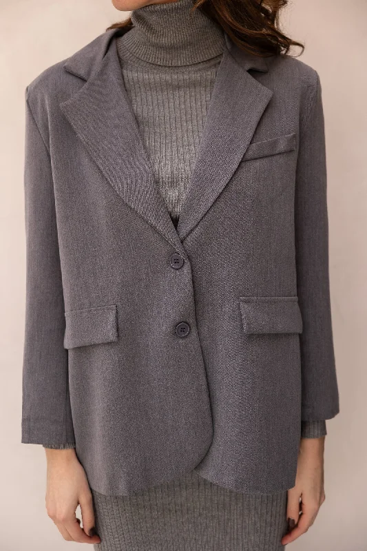 Back detail blazer grey Artistic Women's Avant - 