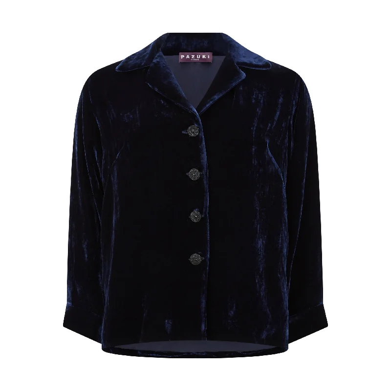 ELLEN BRACKEN VELVET JACKET Stylish Women's Neon