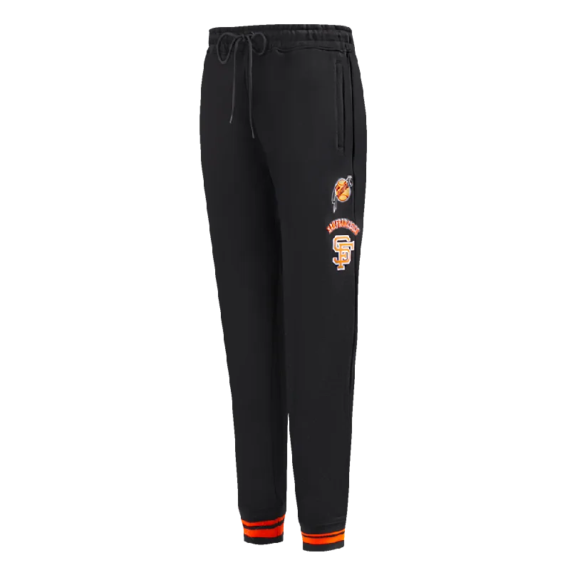 MLB SAN FRANCISCO GIANTS RETRO CLASSIC WOMEN'S SWEATPANT (BLACK/ORANGE) Elegant Women's Formal 