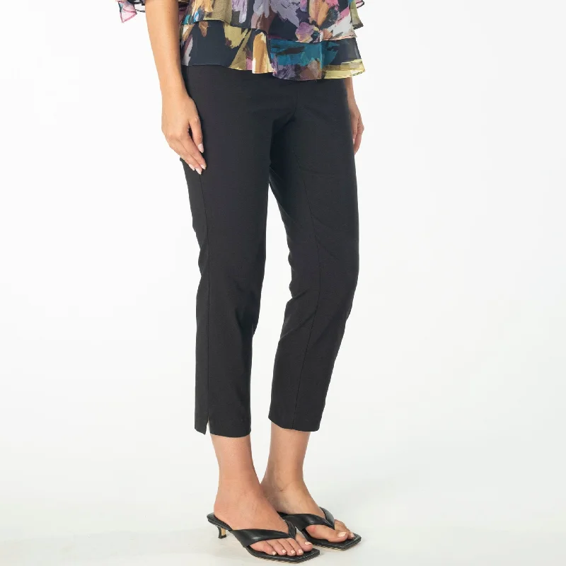 9111S.08 Pull on 7/8 pant Black Earthy Women's Hemp - based