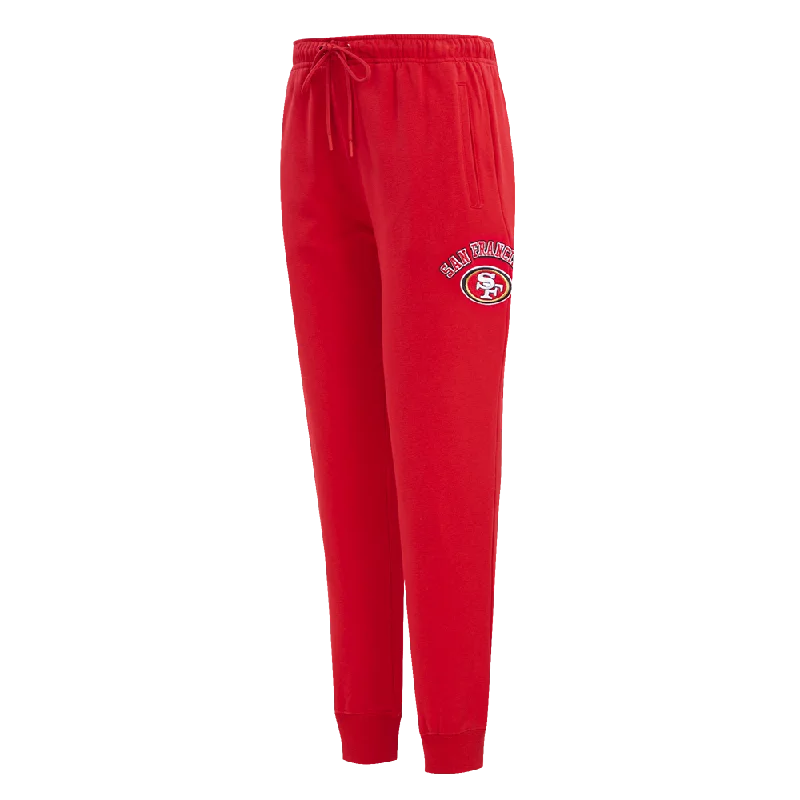 NFL SAN FRANCISCO 49ERS CLASSIC WOMEN'S SWEATPANT (RED/WHITE) Confident Women's Power