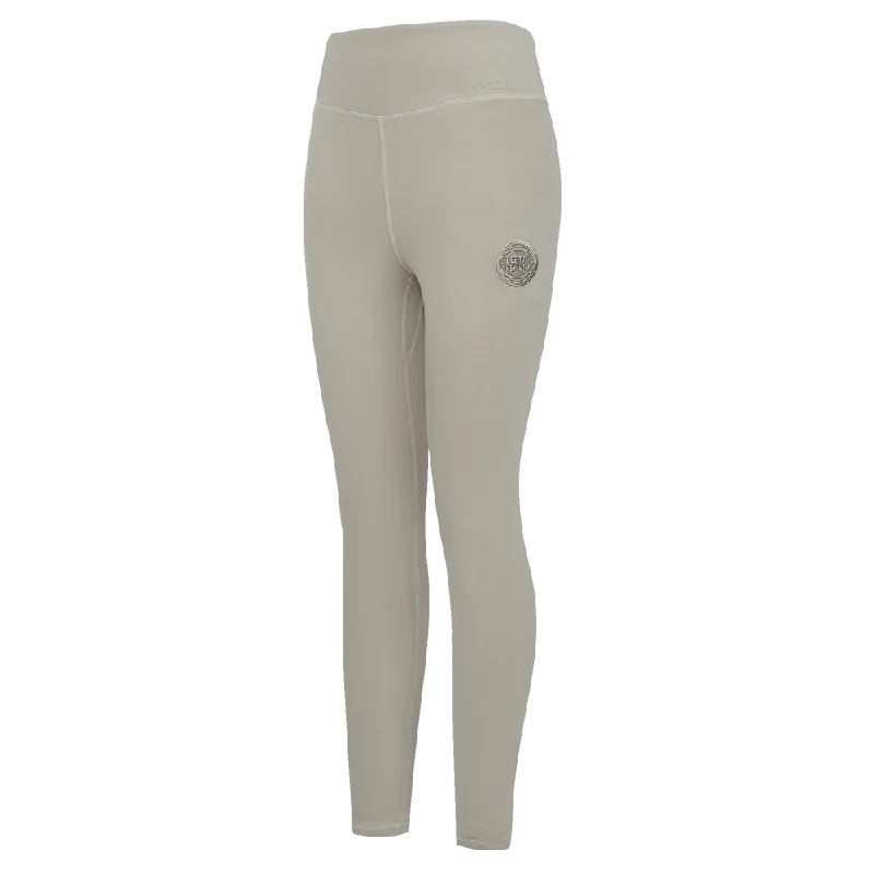 NBA DETROIT PISTONS NEUTRAL WOMEN'S JERSEY LEGGING (TAUPE) Laid - back Women's Style