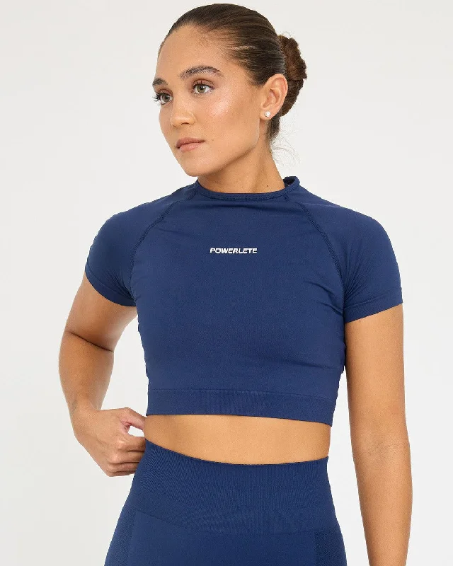 Evolve Seamless SS Crop Top Sporty Women's Tennis