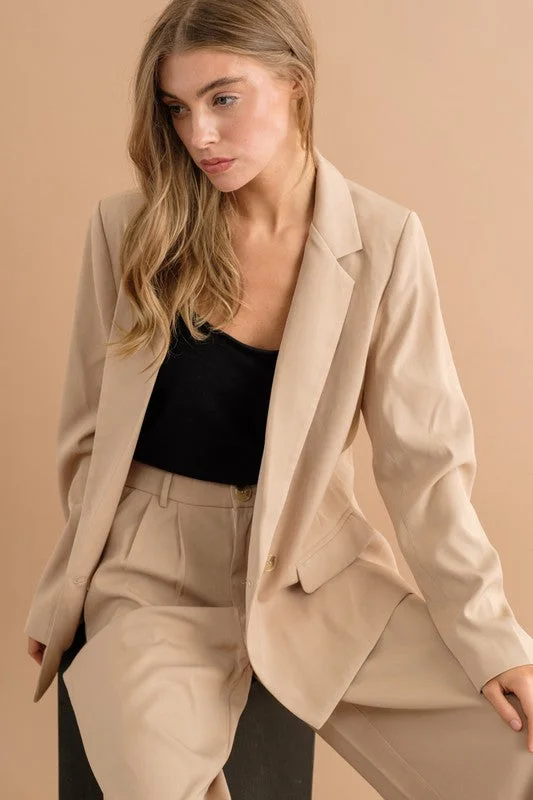 DOUBLE BUTTON BLAZER JACKET Trendy Women's Oversized