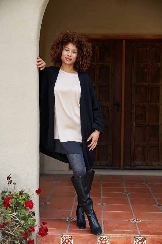 Irula Cardigan - Ebony Earthy Women's 