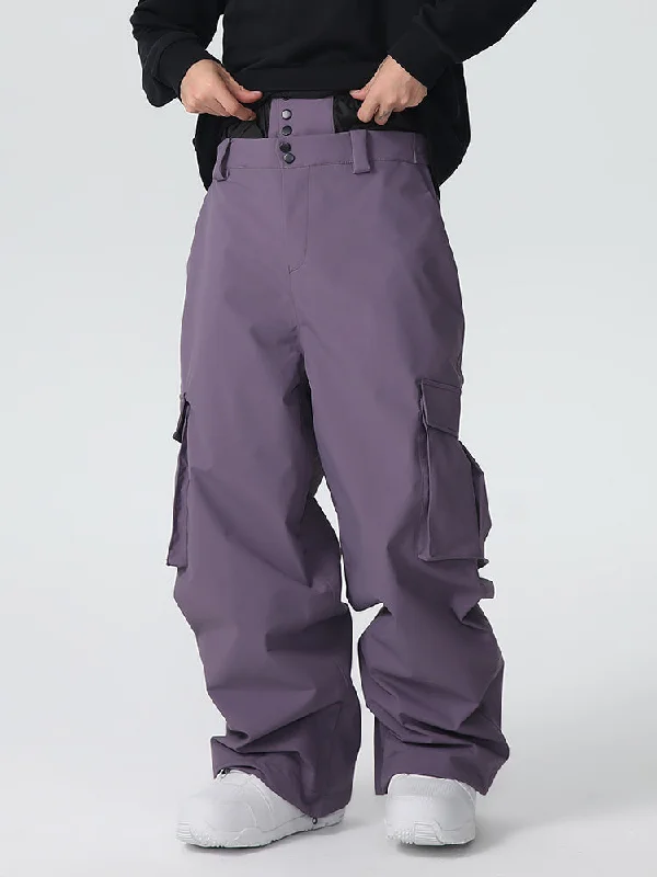 Men's Searipe Durable Mountain Pro All Function Baggy Snow Pants Classic Women's Tweed