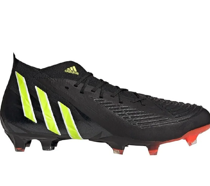 Adidas Predator Edge .1 FG-Core Black/Team Solar Yellow/Solar Red Bohemian Women's Free